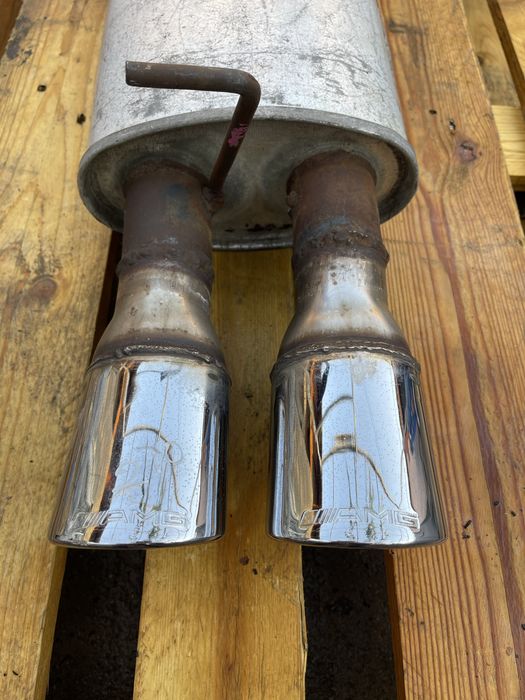 Выхлоп АМГ на W 210