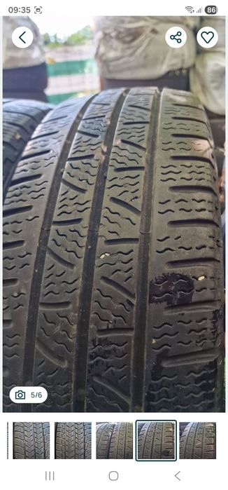 195 60 16 C Semperit Pirelli 4 anvelope iarna