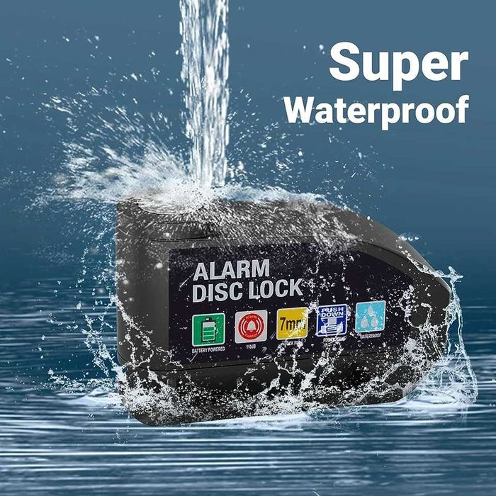 Катинар с аларма против кражба за тротинетка, скутер, велосипед, мотор