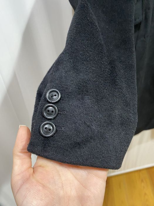 Вълнено палто Max Mara Studio с яка от лисица