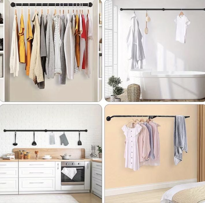 Стенна закачалка за дрехи 2 броя