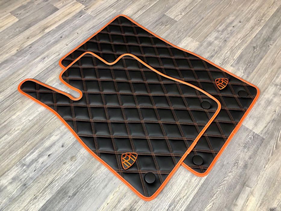 Оригинальные коврики из экокожи