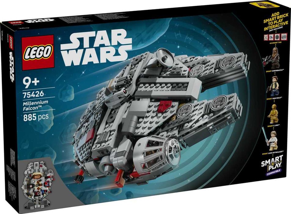 Lego Star Wars - Джедайски прехващач Асока/ Космически кораб на Джанго Фет (75433)/ Бунтовнически изтребител U-Wing/ SMART Play