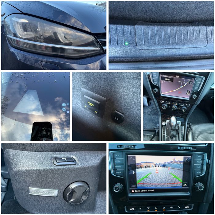 Volkswagen golf 7 2.0tdi Dsg panoramic piele navi camera masaj —full—