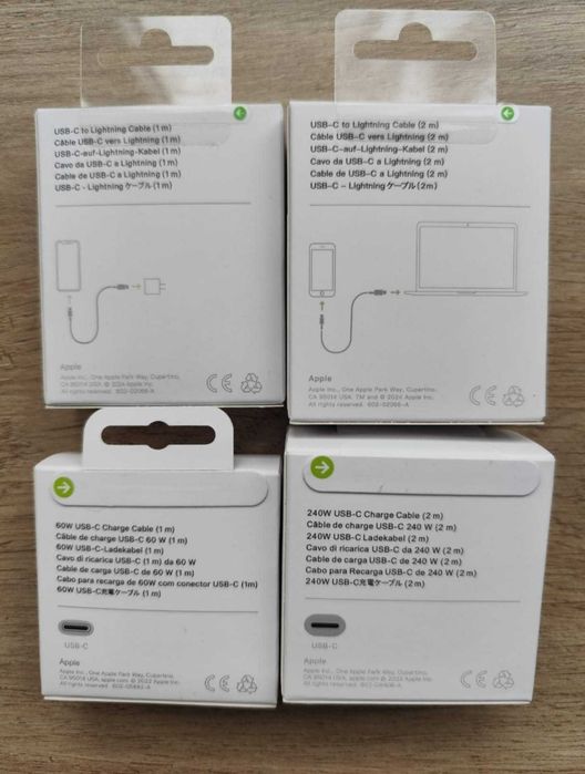 Incarcatoare Iphone 20w/40w cu cabluri originale fast-charge
