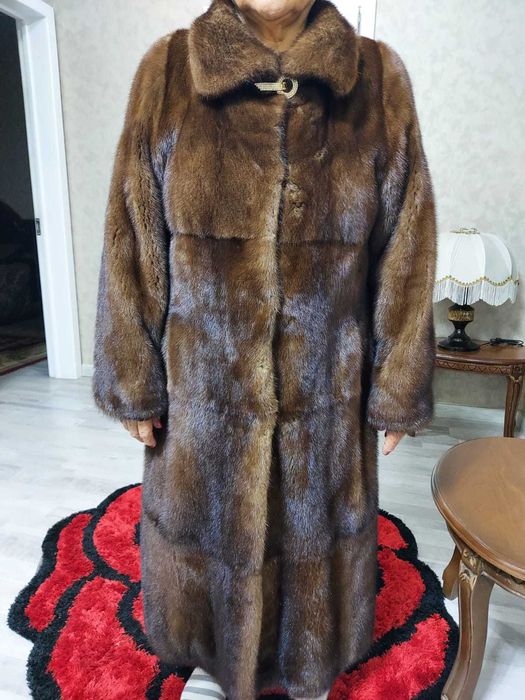 норковая шуба из натурального меха