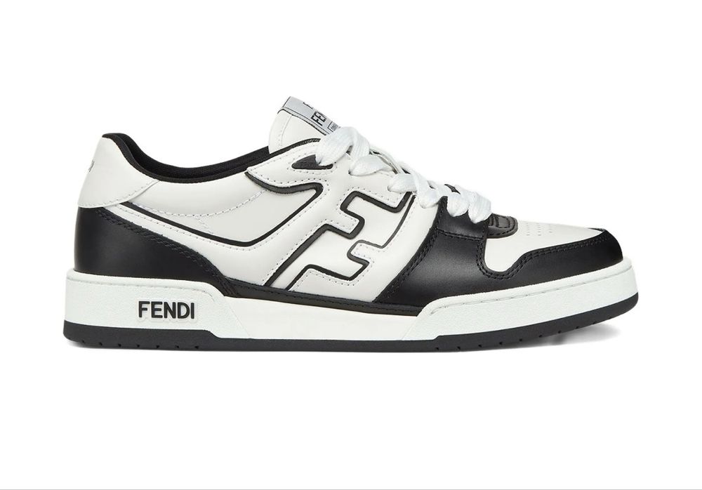 FENDI match sneakers black & white