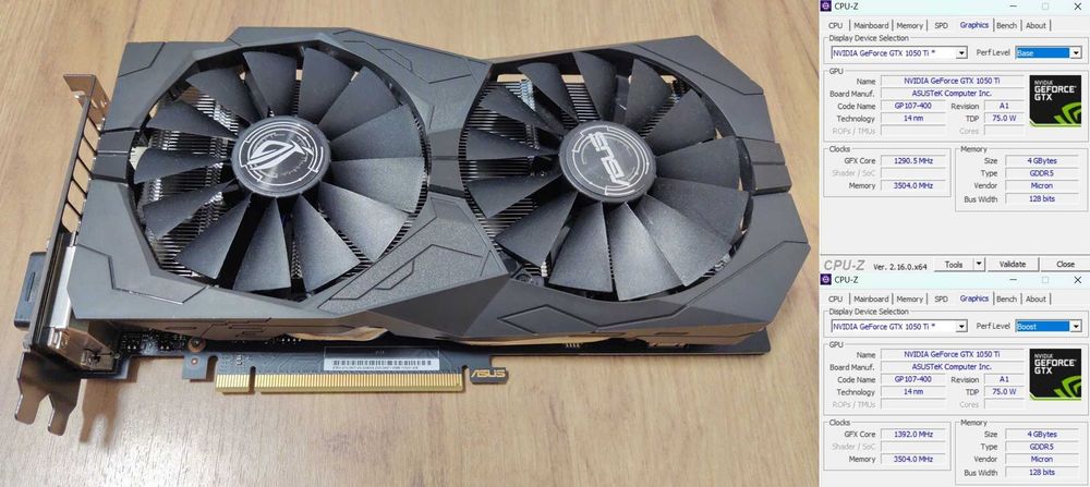Asus ROG Strix 1050 Ti