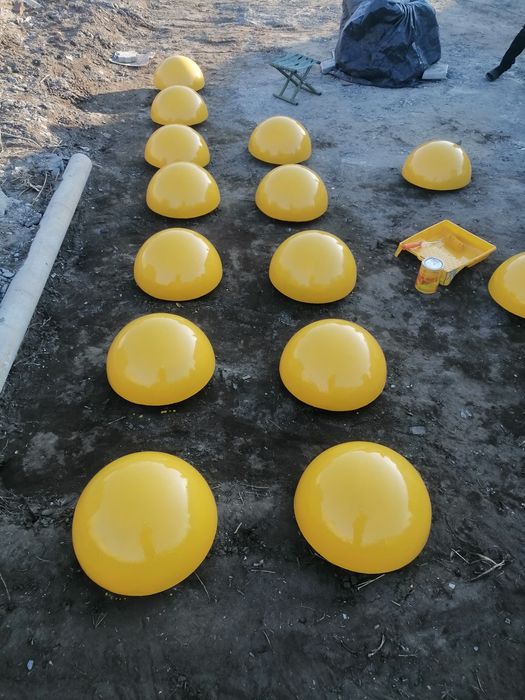 Полусферы из бетона