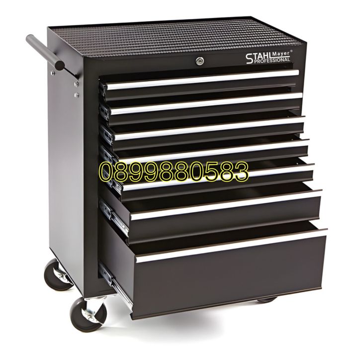 Количка - шкаф  за инструменти с 7 чекмеджета,STAHLMAYER - Eco