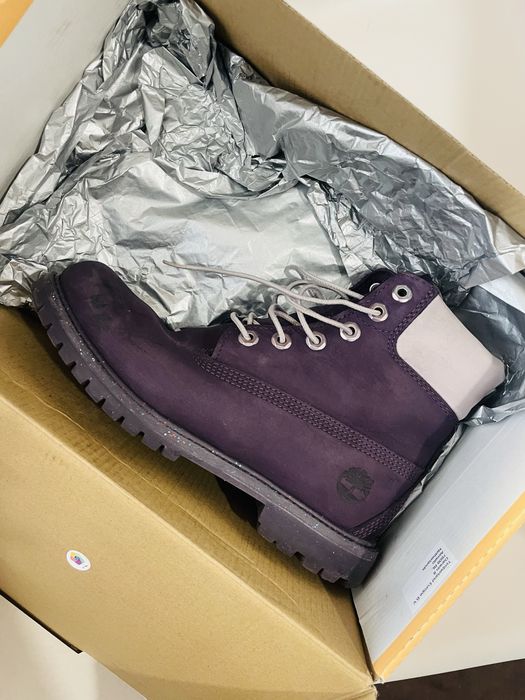 Timberland боти в лилаво