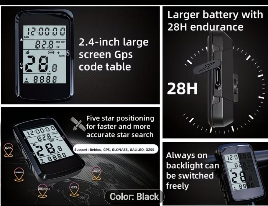 Ciclocomputer GPS computer bicicleta altimetru  vitezometru