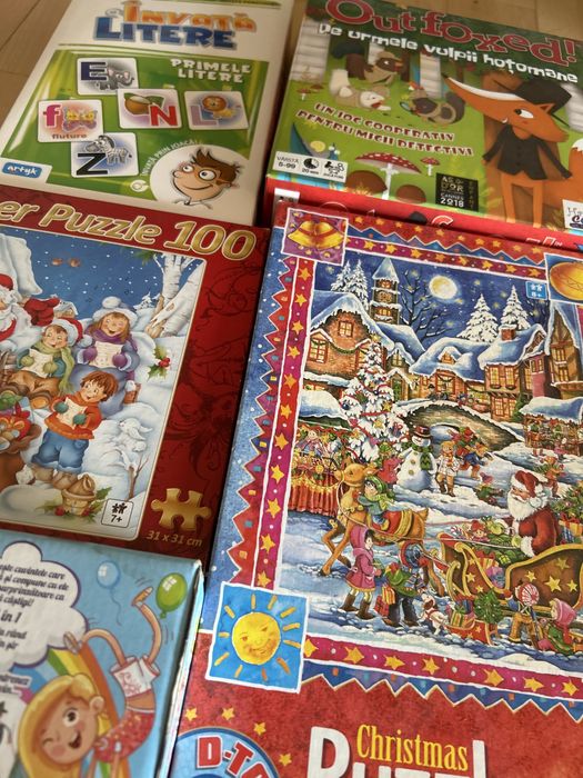 Lot complet jocuri educative și puzzle-uri | Preț avantajos!!
