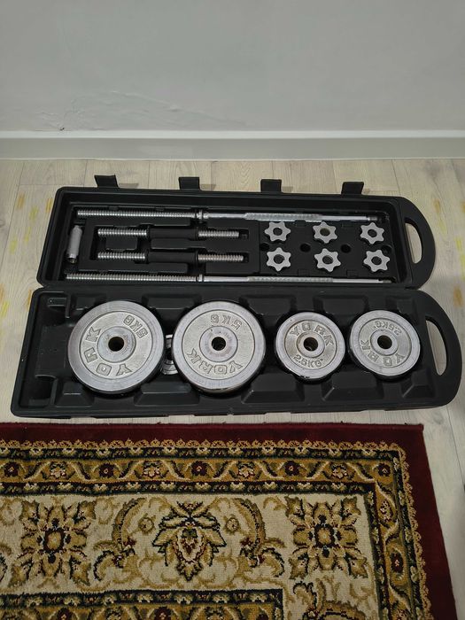 Продам сборные гантели 64 кг