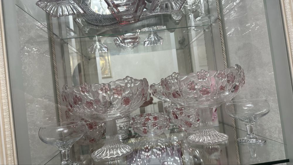 Хрустальные посуды разные