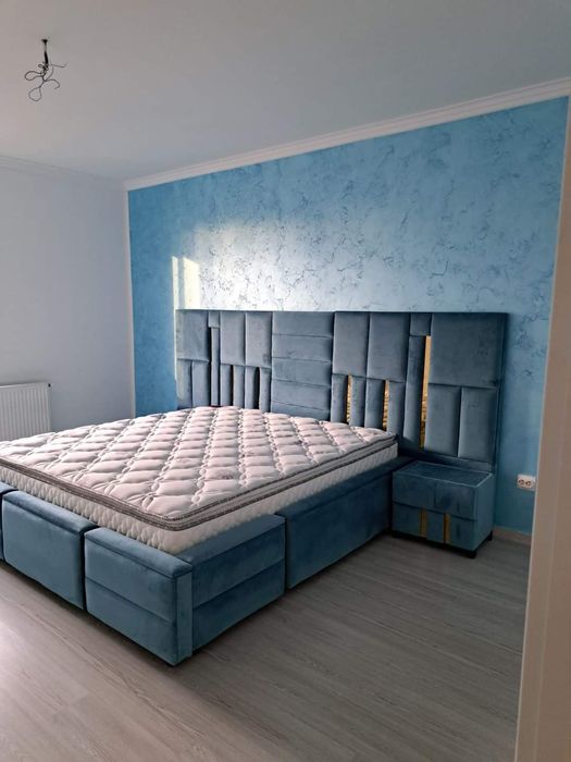 Paturi Tapitate la COMANDĂ