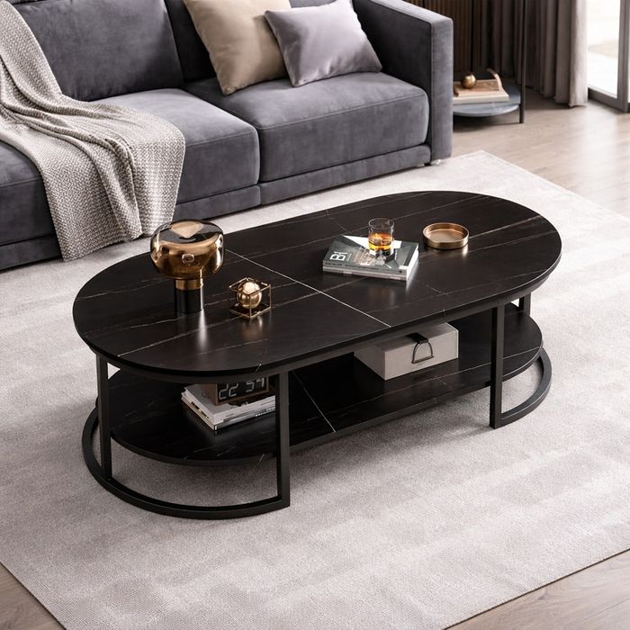 Журнальный стол с мраморной столешницей — элегантный стиль для вашего