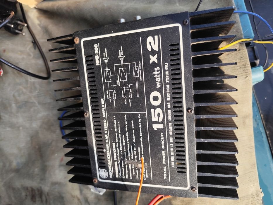 Усилвател за кола 2х150 и HI-FI изход