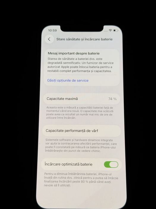 iPhone 12 - Black - 64GB - Baterie: 74%