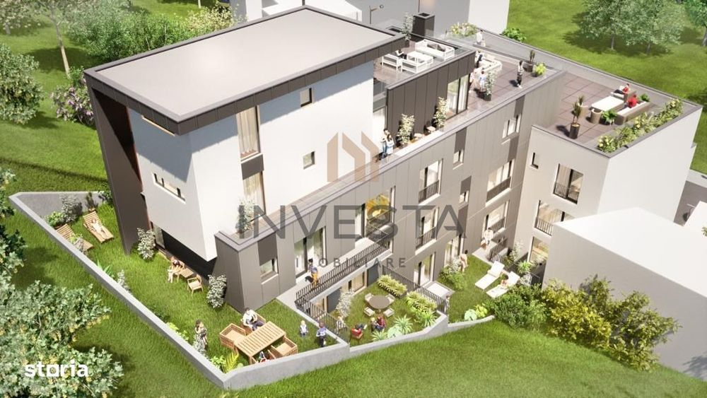 Apartament  4 camere 97 mp utili+ terasa 39 mp cu panorama spre Parc!