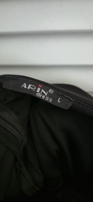 Официална черна рокля р-р L (за бал,сватба...)