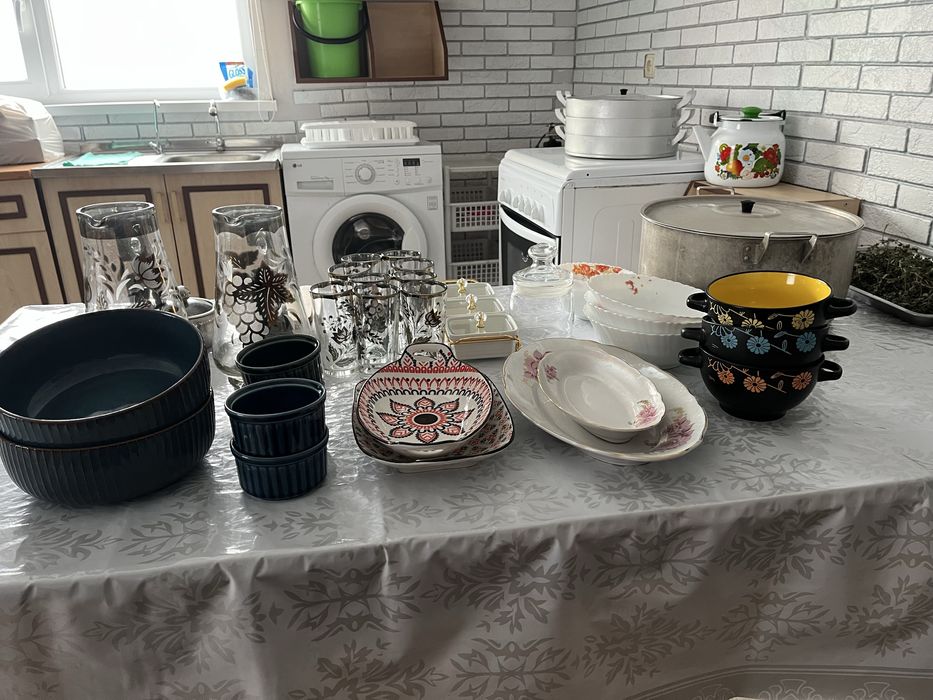 Продам посуды  разные +кострюля