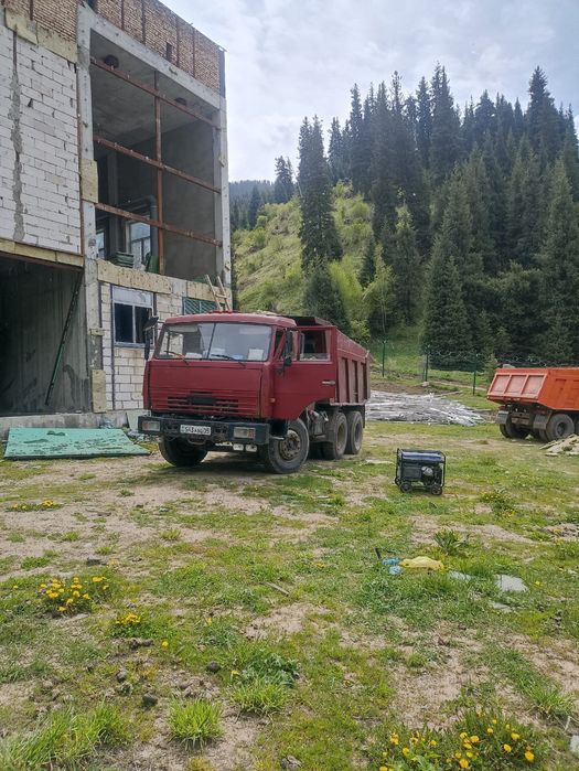 Услуги КАМАЗ доставка сыпучих материалов: песок, щебень, гравий, отсев