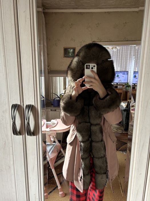 Парка из натурального меха