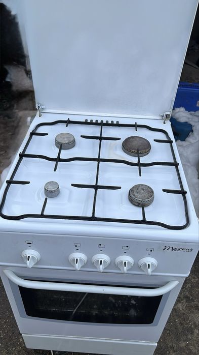 Aragaz Mastercook 4 ochiuri si cuptor, impecabil