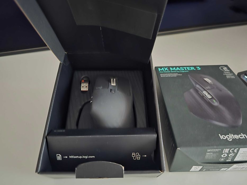 Mouse Logitech MX Master 3, Wireless/Bluetooth, Graphite