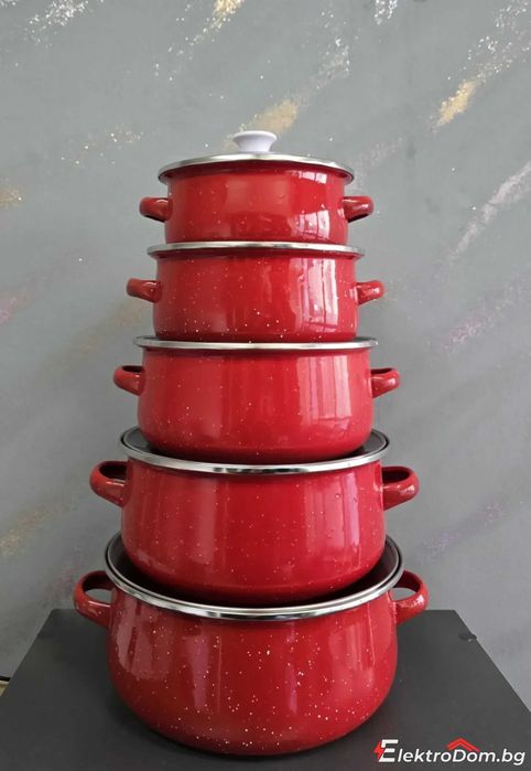 Промоция 1 + 1 тенджери  с комплект ножове