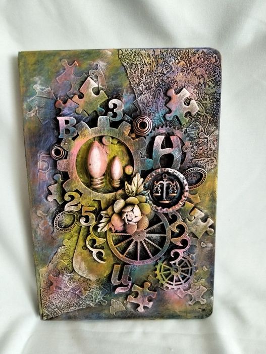 Блокноты в стиле миксмедиа