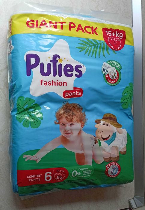 101 броя Pampers pants 6 и Pufiеs pants 6