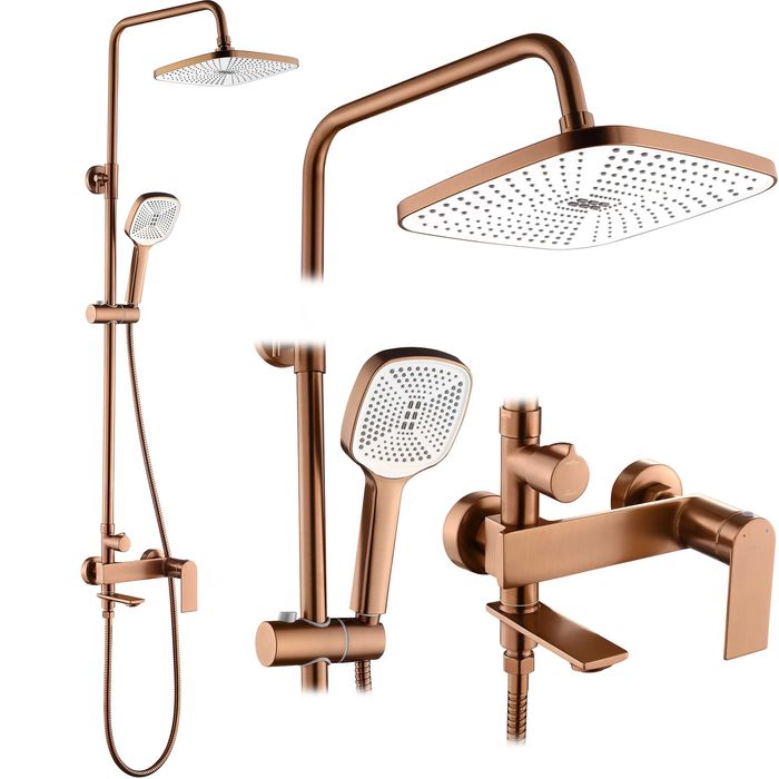 Комплект за душ REA STORM COPPER BRUSH