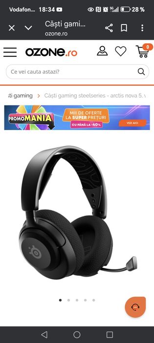 Căști gaming wireless