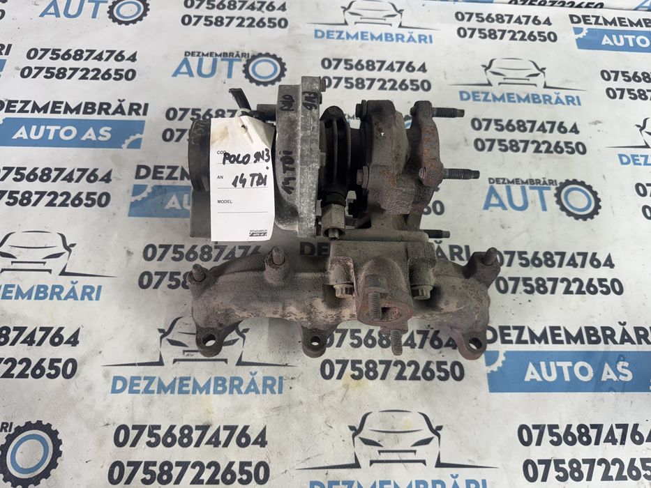 turbina turbo turbosuflanta 1,4 tdi polo 9n3