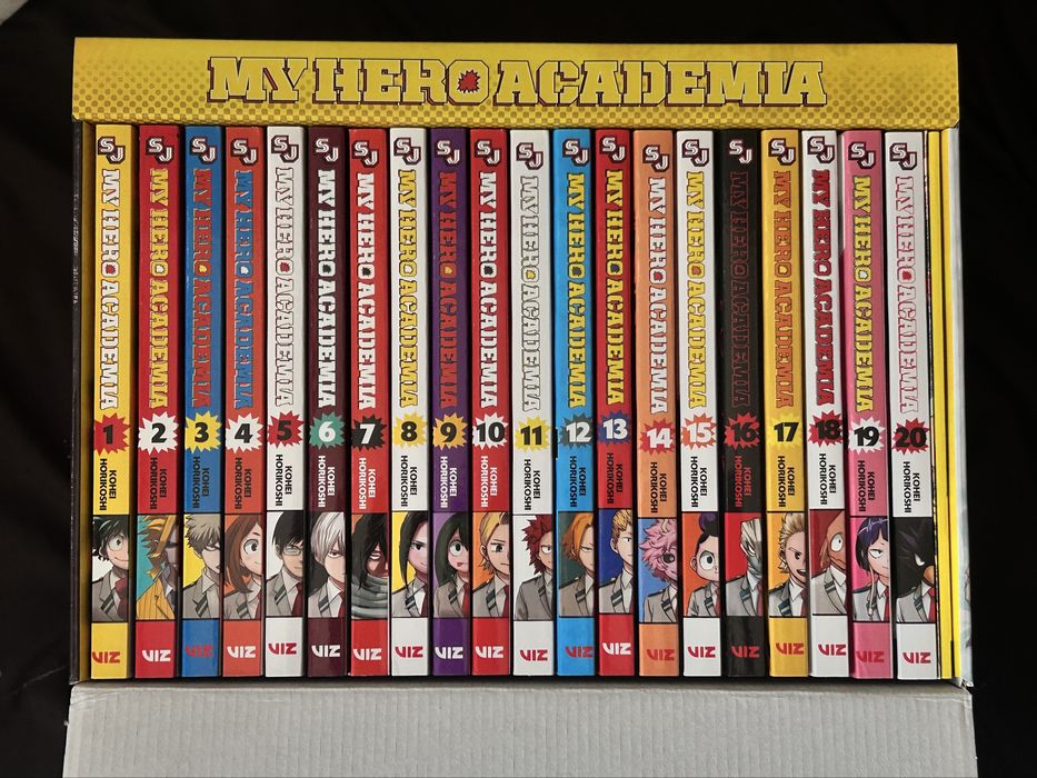 My hero academia манга box set