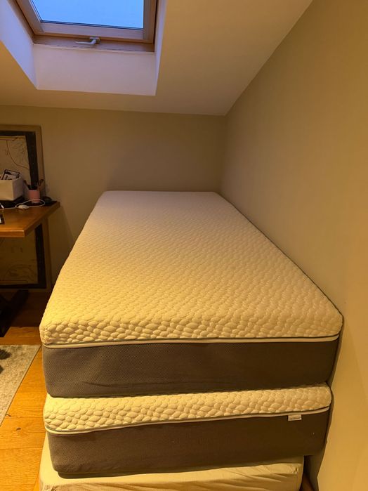 2 saltele JYSK DREAMZONE LUX, spumă cu memorie, 90x200 cm, grosime 29 cm