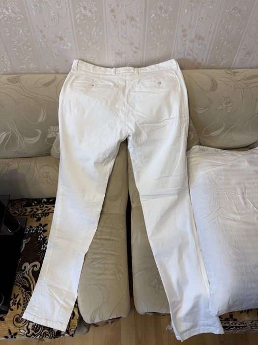 Брюки белые glasman
