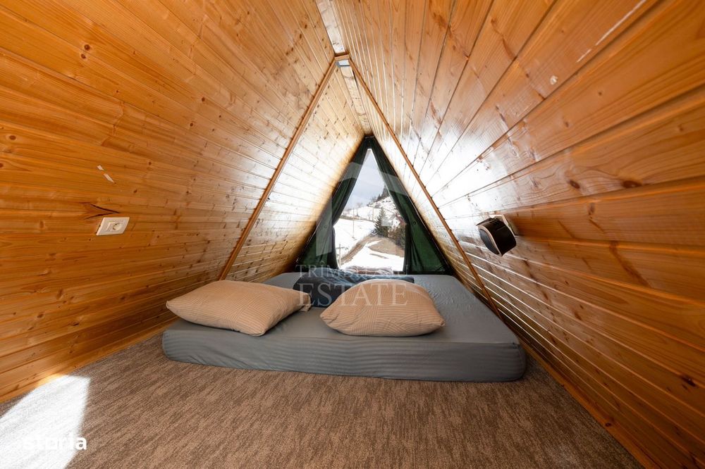 Fundata | Teren de vanzare | 7,656 mp + Cabane tip A Frame
