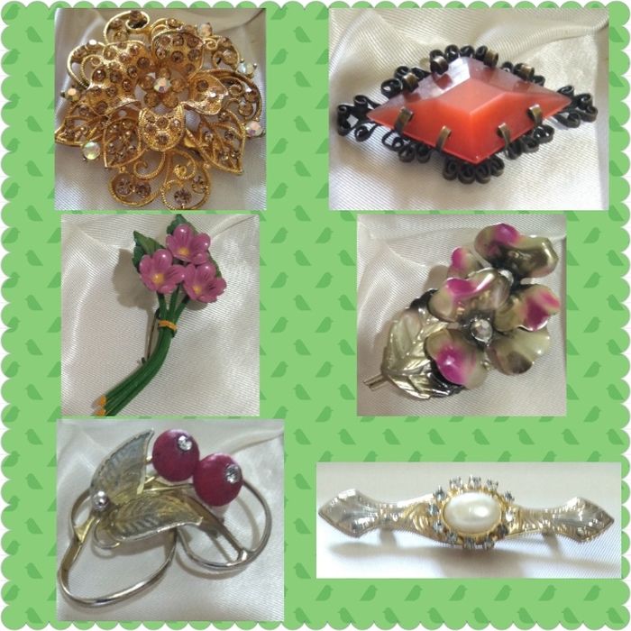 Винтажные чешские, немецкие, советские броши