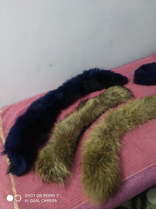 Мех пушыстый натуральный