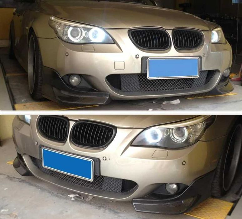 Бмв е60 е61 сплитери за м5 броня / спойлер за е60 е61 / Bmw e60 e61 m5