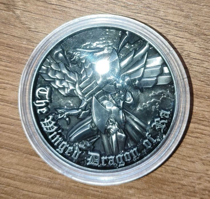 Moneda si Shikishi Yugioh Winged dragon of Ra+Cutie Carti de joc