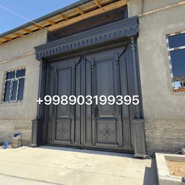 Temir Darvoza, варота , Darvoza, Ковка. Решётки. Навесы