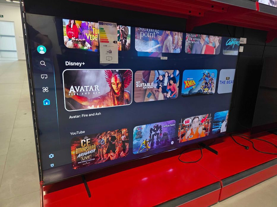 Televizor Smart SAMSUNG QLED 65Q7F 163 cm 4K Ultra HD 120Hz Quantum HDR WiFi Clasa E Garantie Reselecto