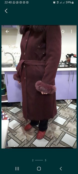 Женское пальто 50-52размер