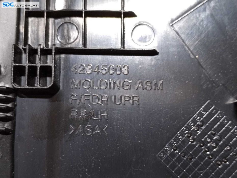 Ornament Plastic de pe Aripa Caroserie Stanga Fata Nou Opel Karl 2015 - 2019 Cod 42345003 [M4001]