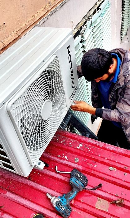 Установка кондиционер ремонт заправка кондиционера
