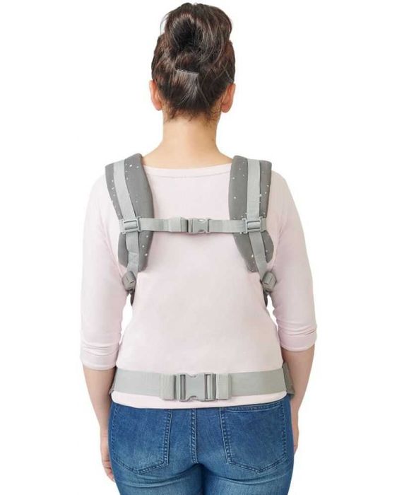 Ергономична раница KinderKraft - Huggy, звездички